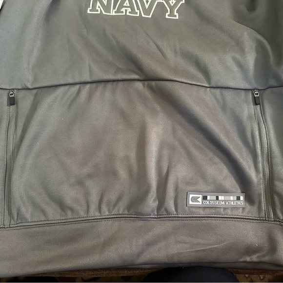 Men’s Colosseum Camo Navy Midshipmen OHT Military Hoodie - Picture 3 of 7